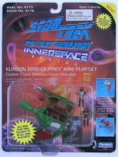 Star Trek Innerspace Klingon Bird-Of-Prey Starship Mini Playset Playmates 1994