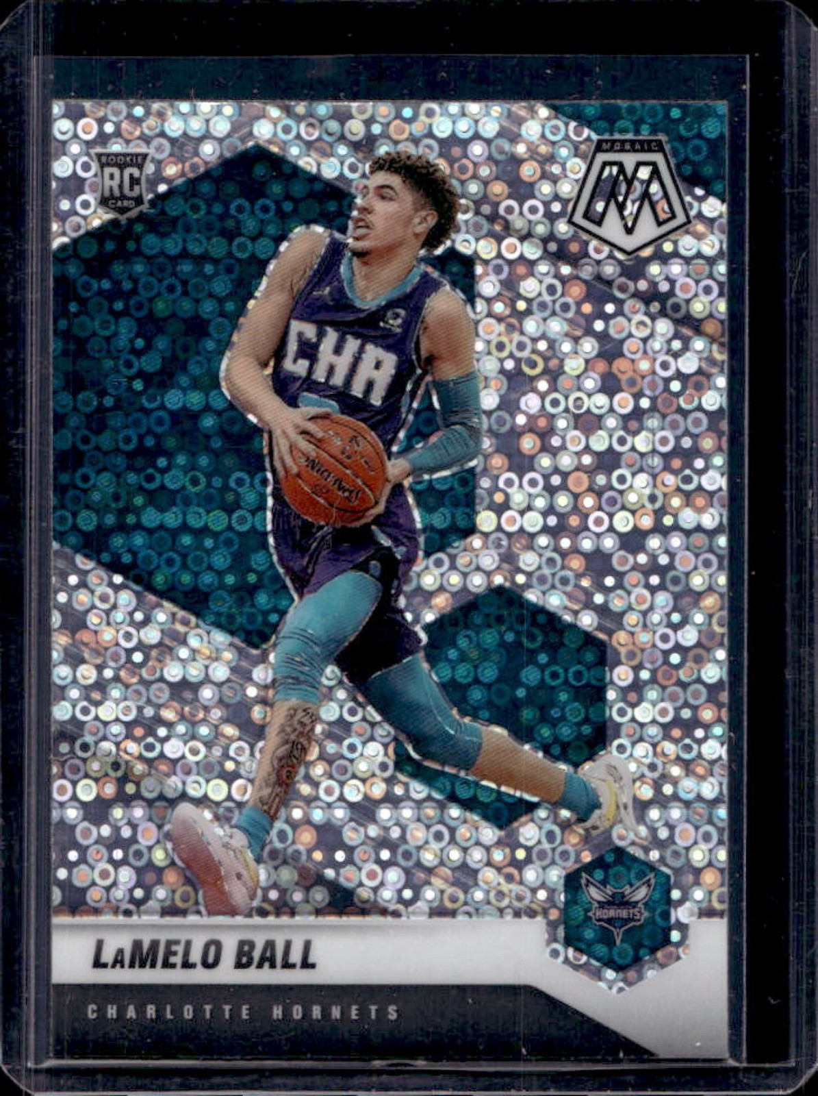 2020-21 Mosaic LaMelo Ball RC Fast Break Silver Rookie #202 Hornets