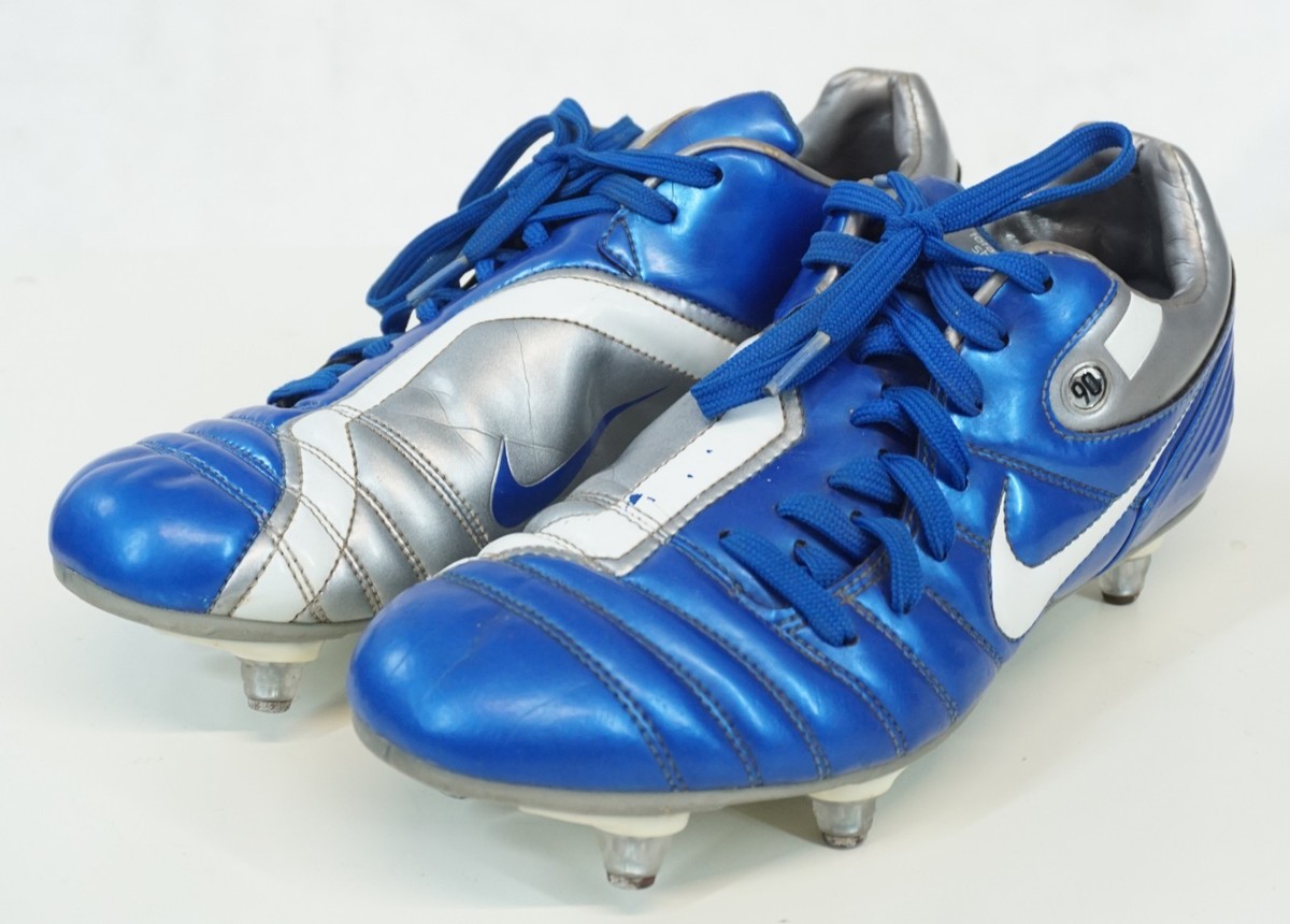 Nike Total 90 Shift FG Football Boots Blue Silver 313987-411 Men's