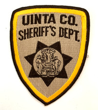 Uinta County Wyoming WY Sheriff Department police patch