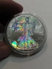 2003 SILVER EAGLE .999 FINE SILVER BULLION COLLECTIBLE DOLLAR COIN HOLOGRAPHIC
