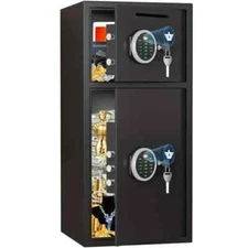 SAFE, 6.5 Cu ft Large Safe Box Fireproof Waterproof, Money Safe With Mute Mode