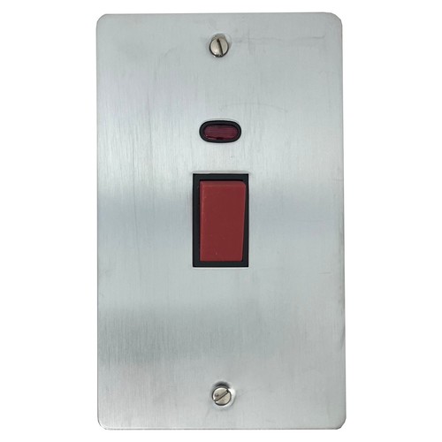 Interruptores de luz de cromo satinado FSC3, enchufes, reguladores, cocina, fusible, TV, BT - Imagen 26 de 44
