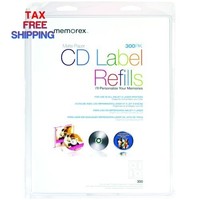 Memorex White Cd Labels, Matte Finish. 300 Count 32020403 Memorex White Cd Labels, Matte Finish. 300 Count 32020403