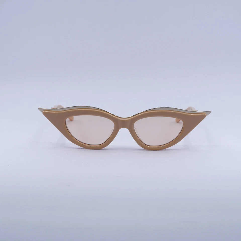 Valentino V-GOLDCUT-II VLS-114C Beige/White Gold/Nude AR 49-18-142 Sunglasses... - Image 2 of 4