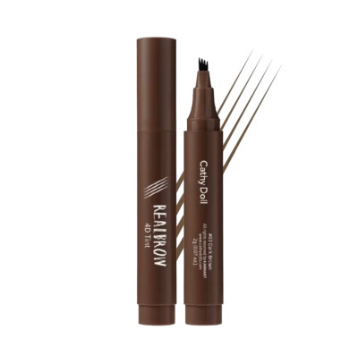 Cathy Doll Real Brow 4D Tint Tatoo Magic Quick Dry Color # 3 Dark Brown 2 x 2 g.