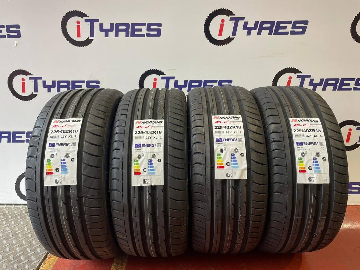 ② シュン　225 45 18 Set of (2) Used 225/45ZR18 Road Hugger GTZ 95W - 10-10.5/32