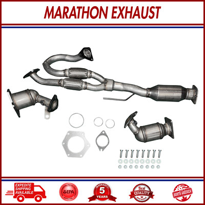 Complete Catalytic Converter Set for 2009-2014 Nissan Maxima 3.5L Fast Dispatch