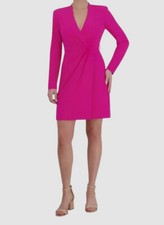 Eliza J Women's Pink Scuba Crepe Tuxedo Dress Petite Size 6P
