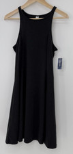 NWT Old Navy Black Round Neck Ponte Fit Stretch Dress Size Small, Capsule