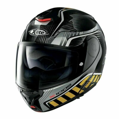 Motorradhelm Modular X-Lite X-1005 Ultra Kohlenstoff Cheyenne n-Com 015