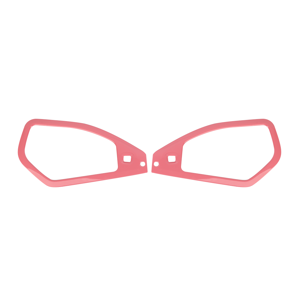 ★なおページ★　Lsize♡ピンク　内側シープボア　4点 2x Pink Roof Headliner Speaker Frame Cover Trim Set For Jeep