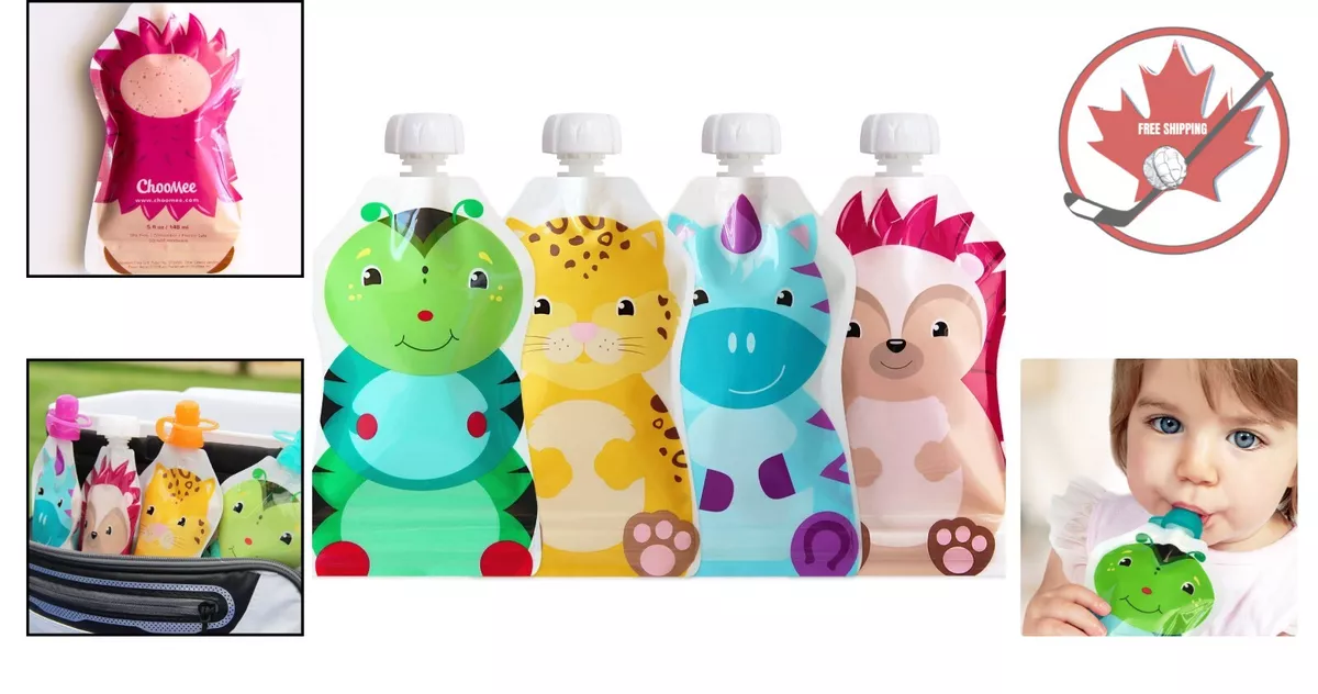 Reusable baby store food pouches