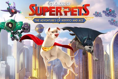 DC League of Super Pets F Movie Office Wall Print Poster 24x36