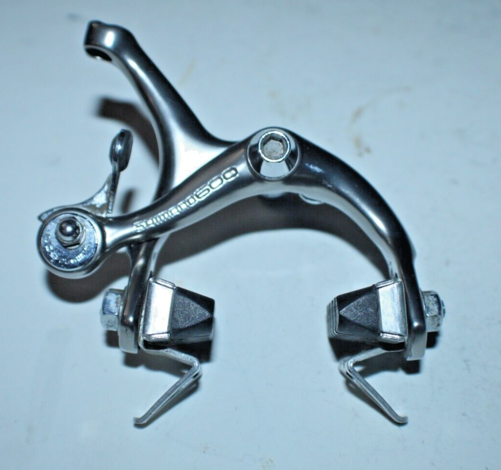 Shimano 600 Rear Brake Caliper 46-60mm Silver Side Pull Recessed