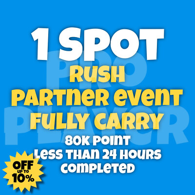 Acme Farm Partner - 1 Rush Slot Fully Carry 80k Fast Response  
