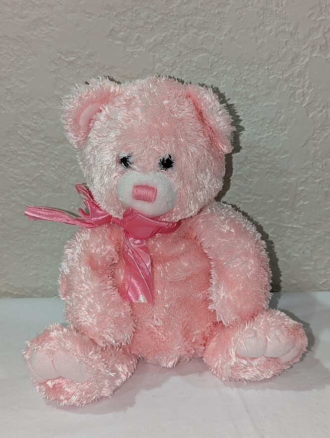 TY 2009 Pink Teddy Bear 12