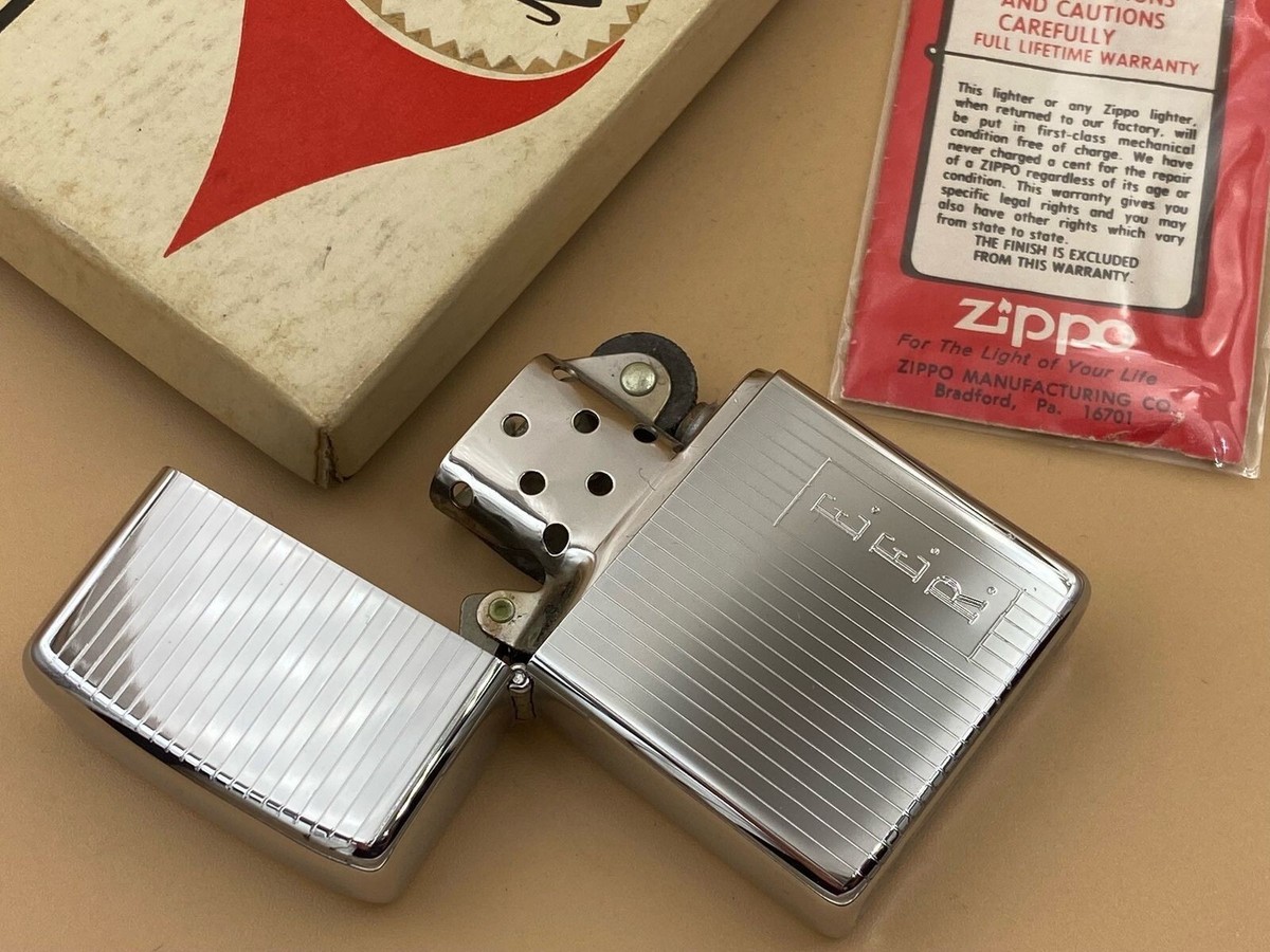 Dead Stock 1977 Zippo Lighter, Engine Turn, Unfired, Boxed | eBay