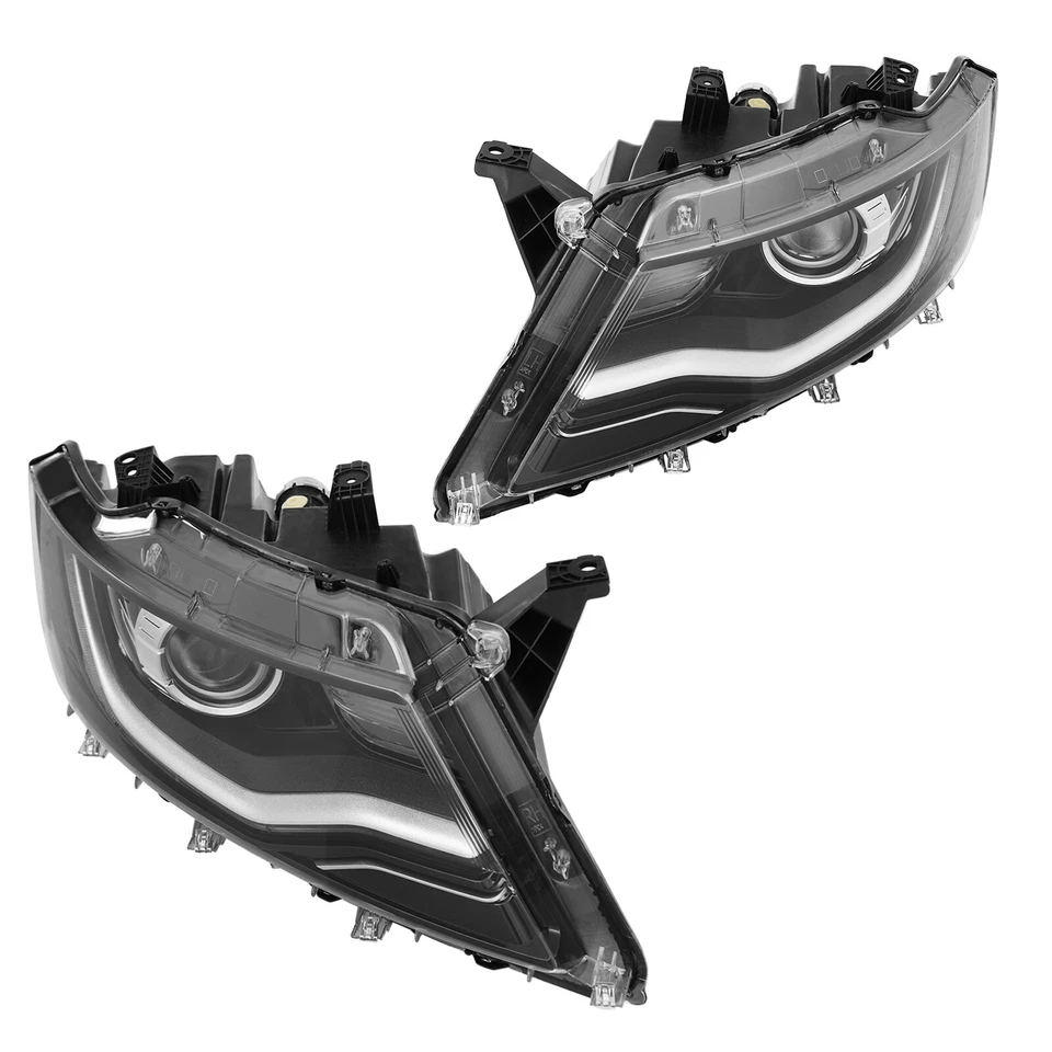 1 Pair HID Headlight Assembly For Lincoln MKX 2016 2017 2018 LH+RH Headlamp Foto 4 de 4