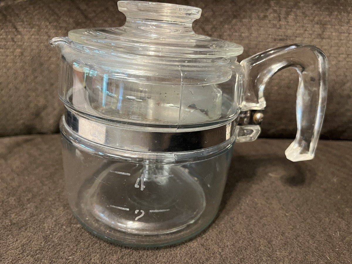 OLD PYREX コーヒーメーカー Vintage Pyrex Percolator 4 Cup Flameware Coffee Pot Maker | eBay