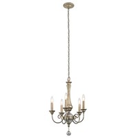 Kronleuchter HäNgeleuchte Deckenlampe Stahl Gold D 45,1 Cm Esszimmerleuchte