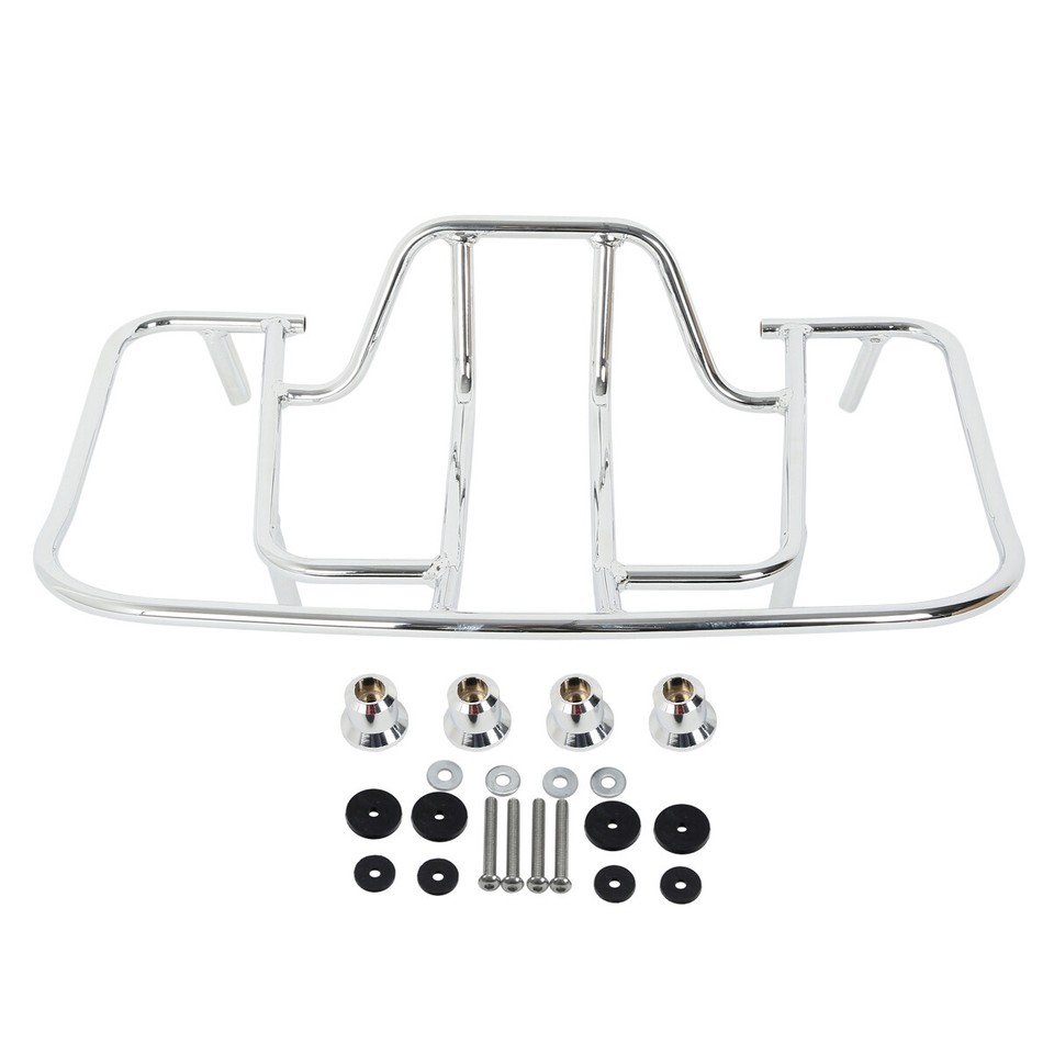 TCMT Chrome Rear View Mirrors With Clear Signals For Honda Goldwing GL1800 2001-2017