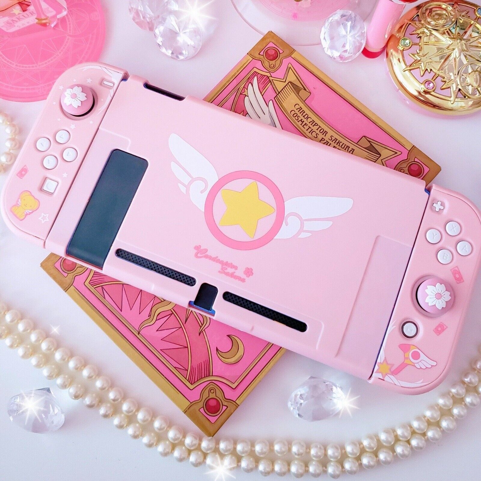 Nintendo Switch OLED Case Cover Captor Sakura Accessories For Joycon Controller