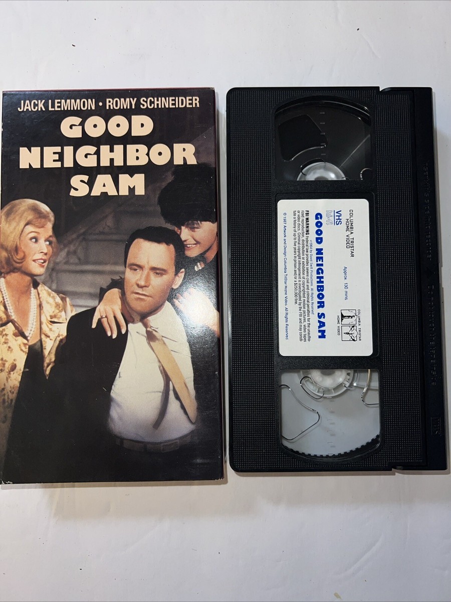 New Sealed Rare 1964 GOOD NEIGHBOR SAM Jack Lemmon VHS G3