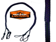  Paracord Game Tote/ Duck tote  Carrier Strap Mystique & Black