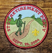 Boy Scouts of America Stu s Retirement Party September 2004 BSA Patch