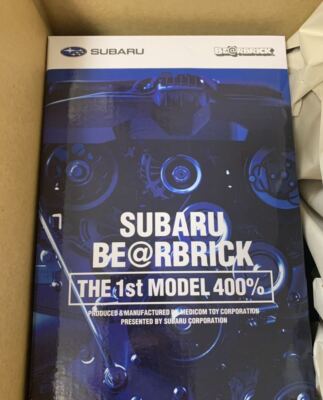 NEW Medicom Toy SUBARU BE@RBRICK THE 1st MODEL 400% Blue 280mm