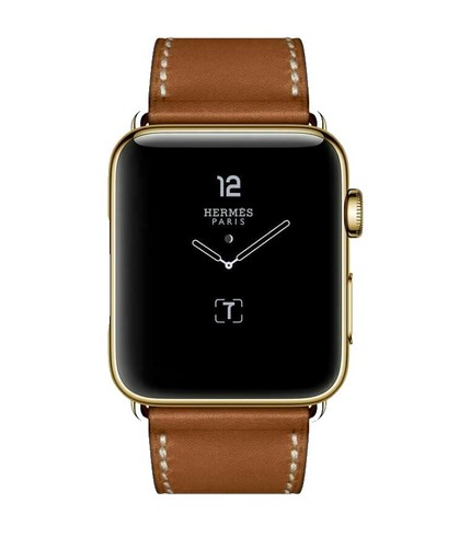 Apple Watch Hermes Leather Deployment Buckle In Ebene Brown! 44/45