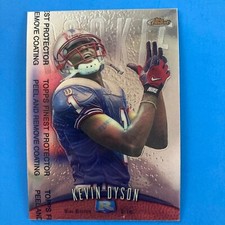 Kevin Dyson 1998 Topps Finest Rookie Card #145 NFL Houston Oilers. rookie card picture