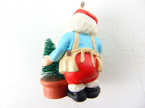 Hallmark Keepsake Decorazione Natalizia 1992 Pollice Verde Babbo Natale - Foto 4 di 5