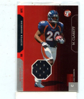 MAURICE CLARETT 2005 Topps Pristine Rookie JErsey Relic #D /900 Ohio State