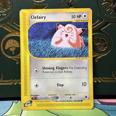 Pokemon TCG Clefairy Expedition Card Set 101/165 Vintage MP