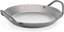 GSW 859059 Gastro Traditionell Eisenpfanne Geschmiedet, Servierpfanne Mit Zwei G