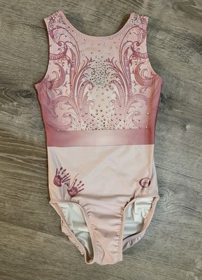 Chalk Warrior x Ozone Gymnastics Leotard with Rhinestones AXS