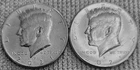 2 - 2021 Kennedy half dollar coins 1 P + 1 D