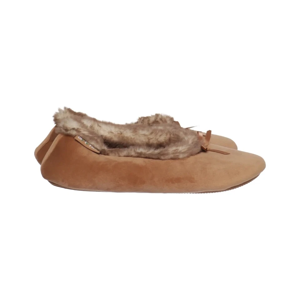 Isotoner, Hausschuhe, Größe: 39/40, Polyester, Beige, Damen #MNv - Bild 1 von 4