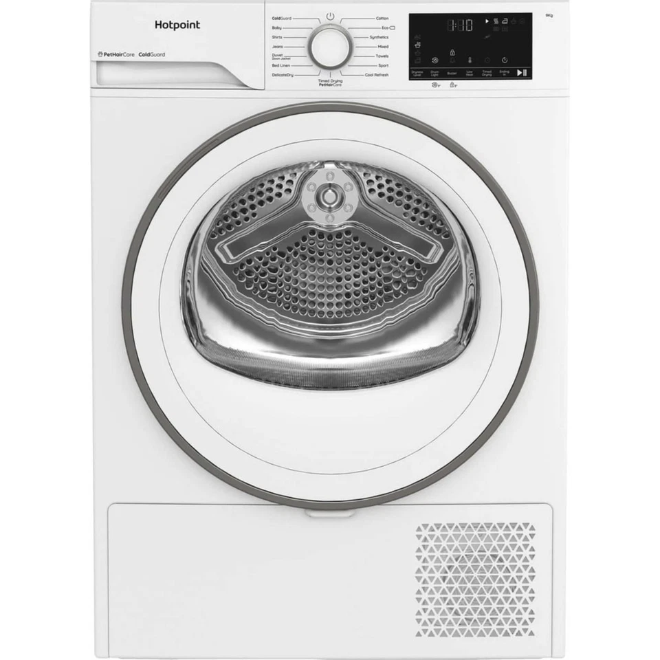 Hotpoint PetCare 10kg Heat Pump Dryer - A Rated Quiet - White CHD103MWWUK