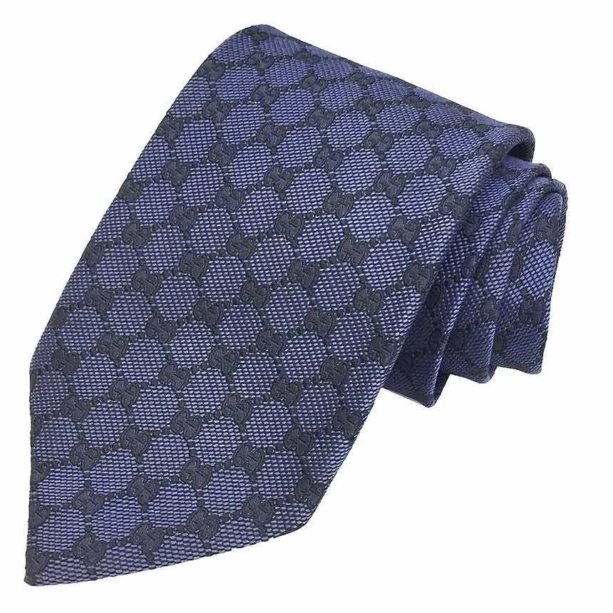Yu Packet Gucci Cravate Gg Soie Vêtements Homme Accessoires Occasion Aq11487