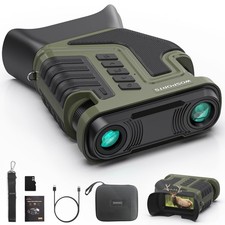 WOSPORTS 4K Night Vision Goggles up to 80X Magnification, 10X Optical  8X Zoom