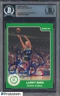 Larry Bird HOF Signed 1983-84 Star Basketball #26 Celtics BGS BAS AUTO