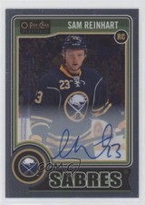 2014-15 O-Pee-Chee Platinum Variation Sam Reinhart (Green Frame) #198 Auto 0o5t