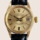 Rolex Datejust 6527 18k Solid Gold Vintage Ladies Automatic Watch 1969