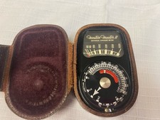 Weston Master II Universal Exposure Meter Model 735 with Leather Case UNTESTED