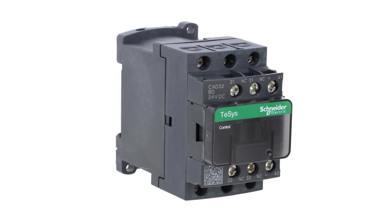 TeSys Deca Durabolin Contactors 18A 3Z 2R 24V DC CAD32BD
