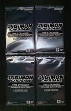 4x Digimon Card Game Time Stranger Release Event Pack Neu Sealed Ungeöffnet Bandai