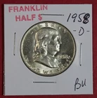 1958-D FRANKLIN HALF DOLLAR *UNCIRCULATED*